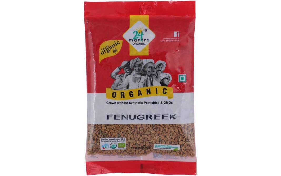 24 Mantra Organic Fenugreek    Pack  100 grams